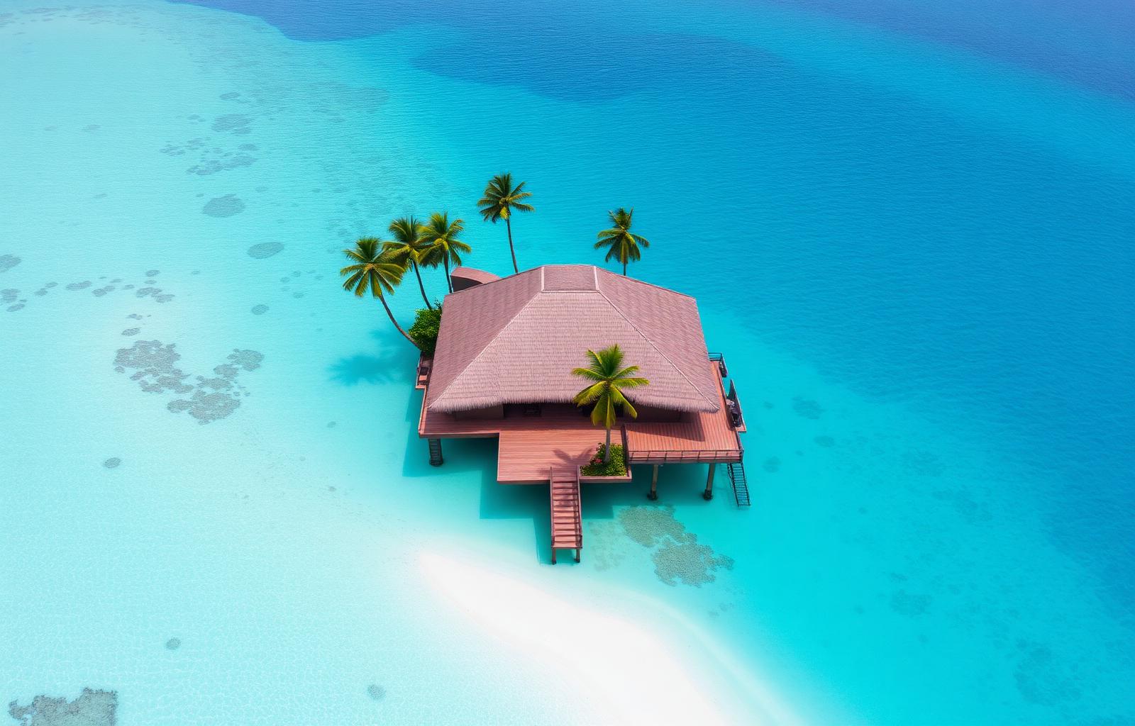 Luxury overwater resort
